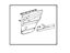 Toyota 67630-60220-B1 Rear Door Trim, Passenger Side