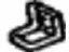 Toyota 55142-60020 Foot Rest Bracket