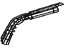 Toyota 61106-35010 Pillar Reinforcement, Upper Passenger Side