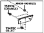 Toyota 75075-35161 Moulding Sub-Assembly, Rear Door, Outside Passenger Side