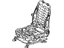 Toyota 73214-0E010 Buckle Plate, Front