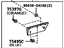 Toyota 75076-35160 Moulding Sub-Assembly, Rear Door, Outside Driver Side
