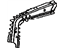 Toyota 61107-35010 Pillar Reinforcement, Upper Driver Side
