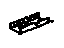 Toyota 75561-42030 Clip, Roof Drip Side Finish Moulding
