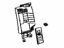 Toyota 62411-35040-B0 Garnish, Center Pillar, Upper Passenger Side