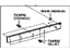 Toyota 75072-35142 Lower Cladding, Outside Driver Side