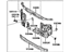 Toyota 53201-35231 Radiator Support, Front