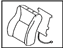 Toyota 71073-06330-A0 Cover, Front Seat Back, Passenger Side(For Separate Type)