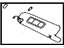 Toyota 74320-AA231-A1 Sunvisor, Driver Side