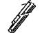 Toyota 62215-AA020 Insert, Front Pillar Garnish, Passenger Side