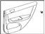 Toyota 67630-AA100-B0 Board Sub-Assembly, Rear Door Trim, Passenger Side