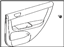 Toyota 67640-AA100-E0 Board Sub-Assembly, Rear Door Trim, Driver Side