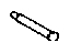 Toyota 33523-33010 Pin, Shift Lever (For Floor Shift)