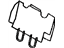 Toyota 71074-AA760-B0 Kick Plate, Front Seat Back, Passenger Side