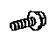 Toyota 91551-80828 Lower Mount Bolt