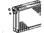 Toyota 88501-0C073 Evaporator Core, Front
