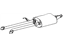 Toyota 17420-0F030 Muffler & Pipe, Center