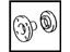 Toyota 41204-0C010 Companion Flange, Rear