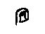 Toyota 67963-08010-B1 Pull Strap Cap