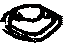 Toyota 23242-16010 Gasket, Fuel Pump Connector