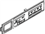 Toyota 55519-89150 Plate, Heater Control Name