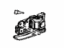Toyota 69206-33150-C0 Handle, Inside, Silver/Black, Driver Side