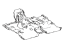 Toyota 58511-42070 Mat, Floor