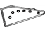 Toyota 62741-12130 Weatherstrip, Quarter Window, Passenger Side