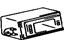 Toyota 83910-12350 Clock
