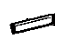 Toyota 75611-12280-13 Moulding, Front Fender, Outside Passenger Side