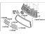Toyota 53101-48160 Grille, Radiator