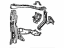 Toyota 53203-0E040 Side Support, Driver Side
