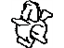 Toyota 44783-42040 Clamp(For Vacuum Hose)