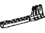 Toyota 62438-48020 Trim Pad, Rear Driver Side