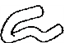 Toyota 44571-48090 Hose, Brake Actuator