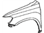 Toyota 53802-48100 Fender Sub-Assembly, Front Driver Side