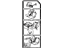 Toyota 74544-35120 Label, Rear Seat Information