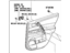 Toyota 67640-48410-B0 Board Sub-Assembly, Rear Door Trim, Driver Side