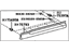 Toyota 75071-48090-A0 Body Side Molding, White, Outside Passenger Side