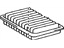 Toyota 17801-02020 Element Sub-Assembly, Air Cleaner Filter