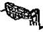 Toyota 52158-48010 Support, Rear Bumper Side, Driver Side