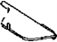 Toyota 58409-48070-B0 Side Trim, Rear Driver Side