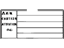 Toyota 16448-20353 Caution Label