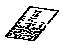 Toyota 28898-20020 Battery Label