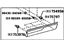 Toyota 75075-48120-A0 Body Side Molding, White, Outside Passenger Side