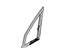 Toyota 68182-89106 Weatherstrip, Door Vent Window, Driver Side
