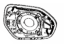 Toyota 87902-33110 Outer Mirror, Passenger Side