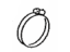 Toyota 90460-A0002 Clamp, Hose(For Intake Air Resonator)