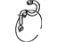 Toyota 90080-94037 Hose, Flexible(For Front), Passenger Side