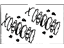 Toyota 04491-02030 Pad Kit, Disc Brake, Front